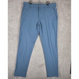 Lululemon‎ Commission Warpstreme Pants Mens Size 35x32 Light Blue Performance